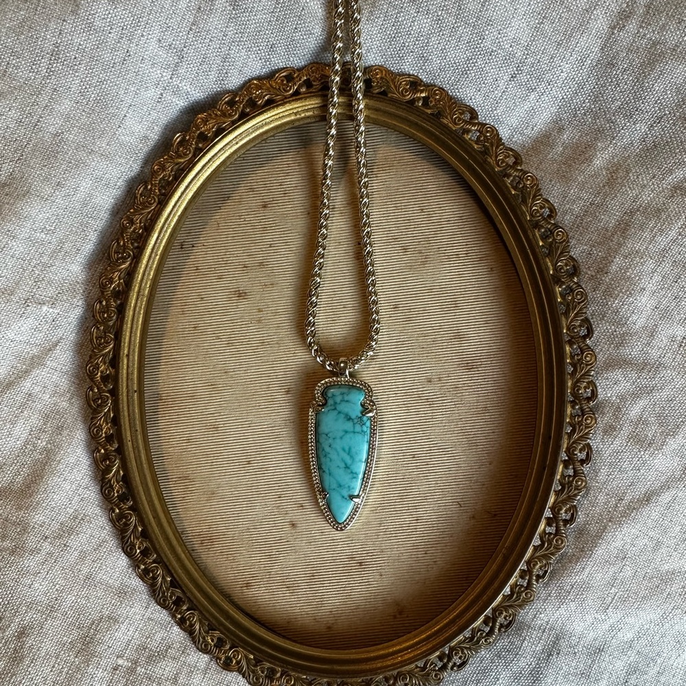 Kendra Scott Skylar Turquoise Pendant Necklace